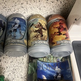 Lego Bionicle TOA MATA  Complete Set of 6 With Instructions, Posters & Canisters