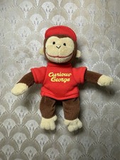 Curious George Stuffed Plush Monkey by GUND Stuffed Animal Toy Red Shirt