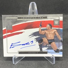 2022 Panini Impeccable WWE Immortal Ink /99 Booker T #IM-BKT Auto
