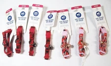 7 Kitten cat Collars Whisker City Easy-Release  3 Strawberry 4 Buffalo 6.2" -9"