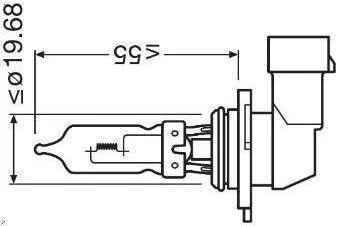 Glühlampe, Fernscheinwerfe OSRAM 9005NL für MG TF 1.6 2002-2009 - Bild 1 von 4
