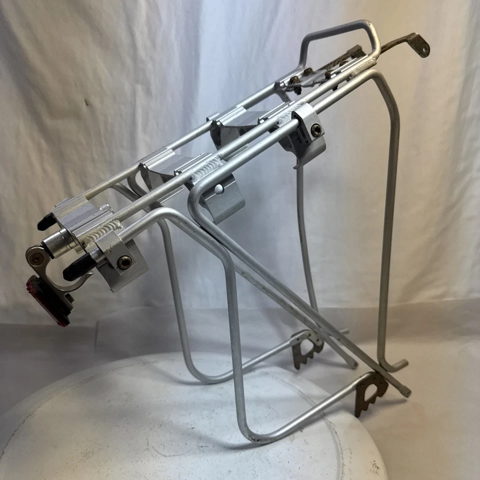 Portabicicletas de aluminio vintage portaequipajes vintage, piezas de bicicleta Foto 2 de 4