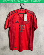 Tel Bayern Munich Jersey AUTHENTIC Home Football Shirt 2024 Adidas Men Size M