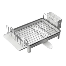 Stainless steel kitchenware storage rack - large capacity kitchen countertop ...