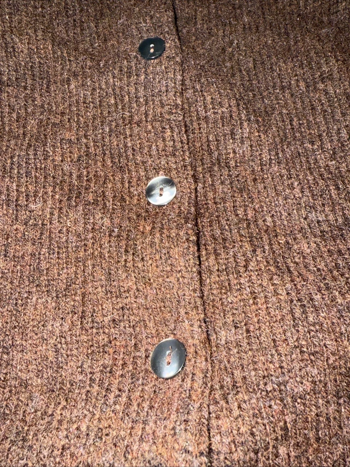 Cárdigan de lana Shetland para mujer talla 2XL NUEVO CON ETIQUETAS Foto 3 de 4