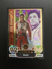 Topps Star Wars Force Attax Trading Card - Gold Foil Card #123 Poe Dameron