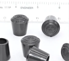 1/2" ID Universal Rubber Feet Chairs Tables Benches Tripods Patio Furniture