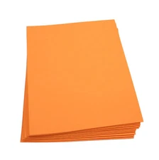 Craft Foam Sheets--9 x 12 Inches - Orange - 10 Sheets-2 MM Thick