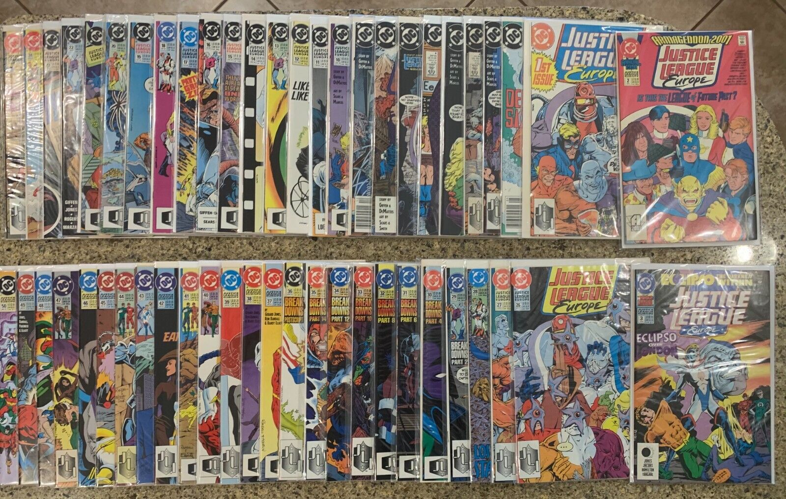 DC Comics: Justice League Europe (1989), Complete Series 1-50, plus Annuals 1-3