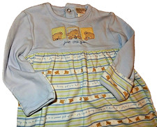 4H Vintage 0-3M CARTER'S Hide  Seek Teddy Bear Sleep Sack Infant Gown Sleeper