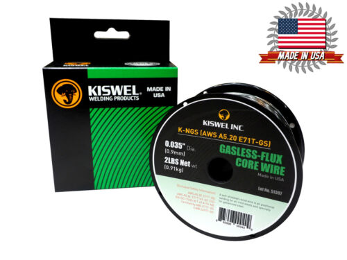 (Made In USA) K-NGS E71T-GS .035in. Dia 2lb Gasless-Flux Core Wire Welding Wire - Picture 1 of 9