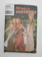 Simplicity Sewing Pattern 9454 Misses' Fairy Costumes Size HH 6,8,10,12