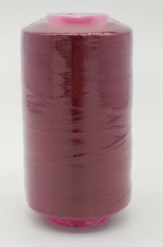 6 Big Spools Burgundy Serger Sewing Machine Thread 6000 YDS Cone Quality T27 S/2 - Picture 6 of 12