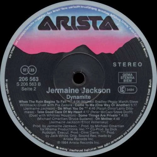 Jermaine Jackson - Dynamite LP Album Vinyl Schallplatte 148807 - Bild 4 von 4