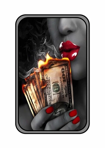 2024 Watching Money Burn 1 oz .999 silver mintage of 100 with COA