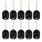 Replacement for Ford Fiesta Keyless Remote Head Key Fob 4B CWTWB1U793 (10 Pack)