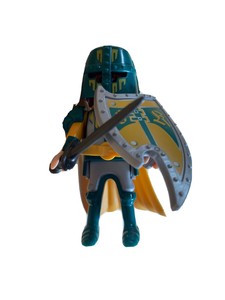 Playmobil Figur Ritter Mit Helm Schwert Mantel Und Schild Neu Ebay