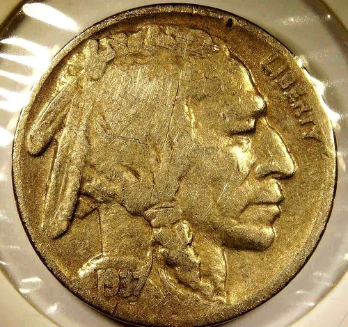 1937-D Buffalo Nickel 5 Cent