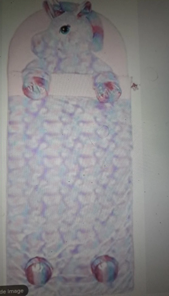 🦄 Saco de dormir HugFun niños animal sueño felpa unicornio púrpura, ¡¡COMO SE MUESTRA!!️ Foto 3 de 3