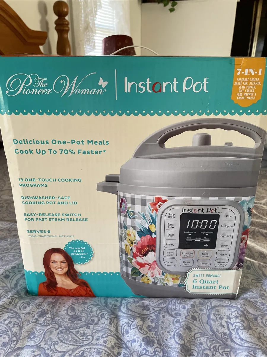 The Pioneer Woman Sweet Romance 6-Quart Instant Pot Duo Pressure Cooker