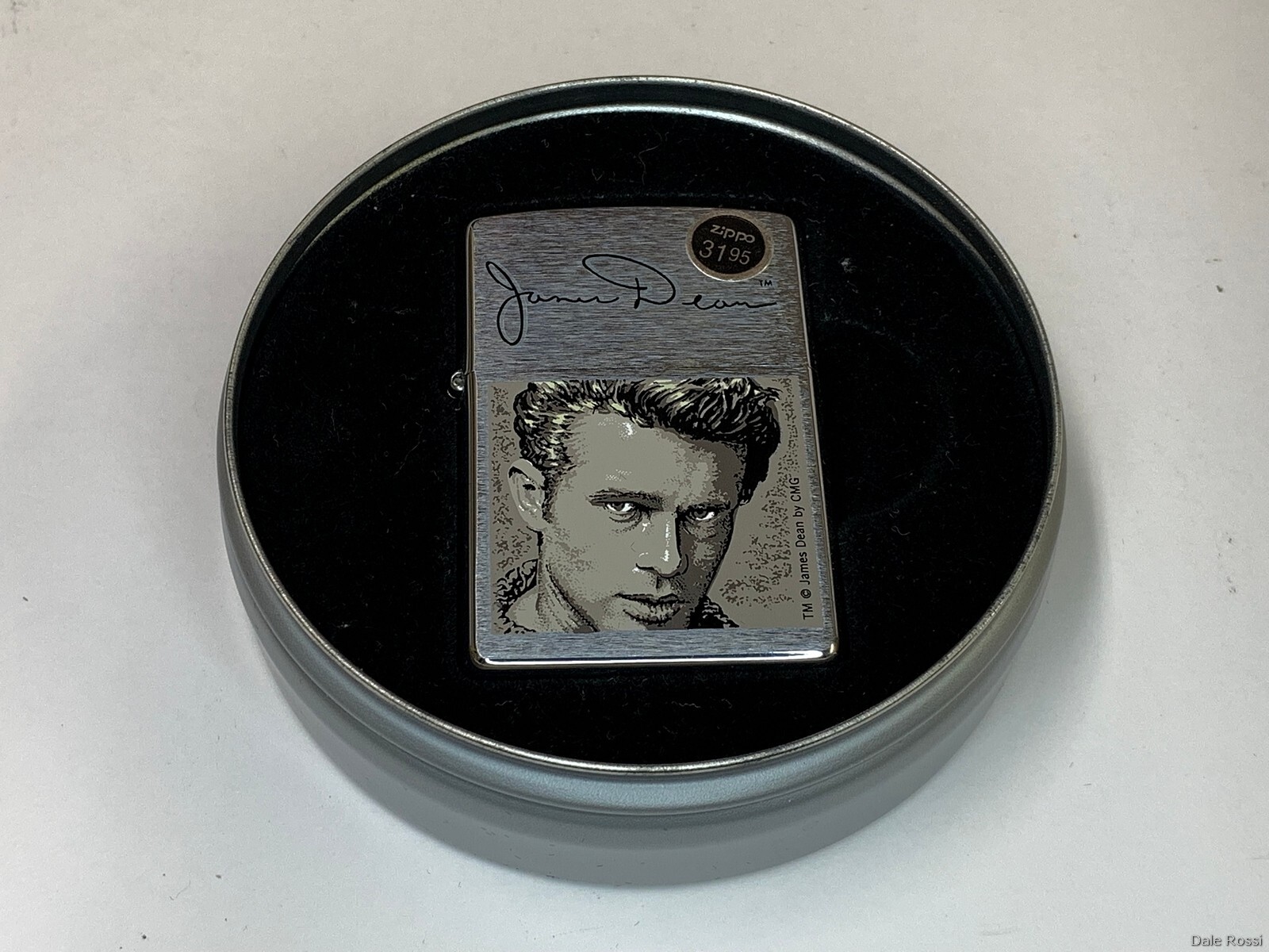 Z Zippo 2001 Stars of Hollywood- James Dean  NOS in Original Tin