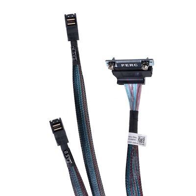 Dell N7HT1 0N7HT1 PERC Dual Mini SAS HD SFF-8643 Cable for
