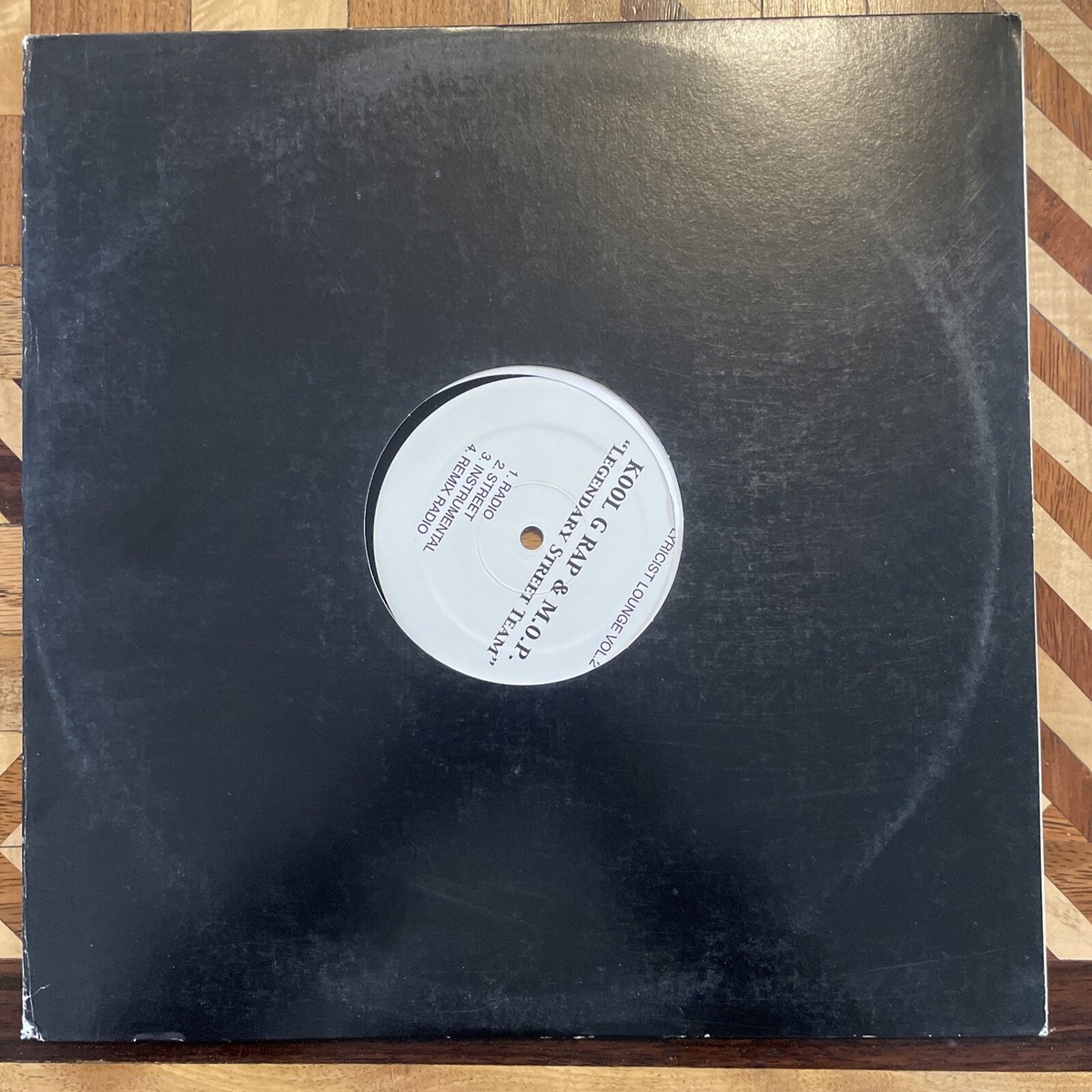 Kool G Rap & M.O.P. Legendary Street Team Record Hip Hop 12” Dj