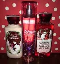 Bath Body Works Winter Candy Apple Fragrance Mist Spray Lotion Shower Gel Wash