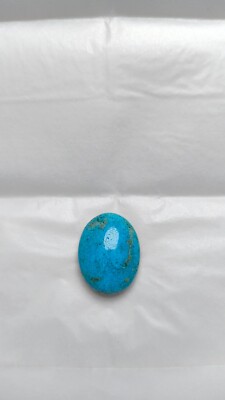 Genuine Kingman Durado Turquoise 19.7 X 15.1 X 6.9 MM Oval 13.8 CT