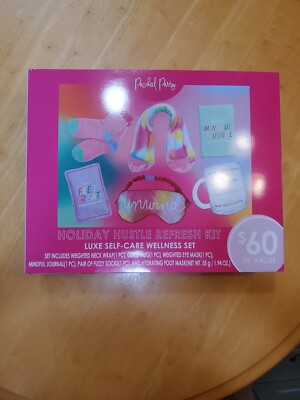 Packed Party Holiday Hustle Refreshning Kit, Self Wellness Self Care Gift Set