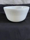 Vintage Pyrex Mixing Bowl White Milk Glass Ribbed Made In USA