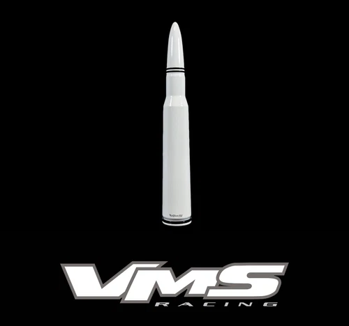 VMS RACING 5.5" BULLET ANTI THEFT ANTENNA WHITE FOR DODGE RAM 1500 2500 3500