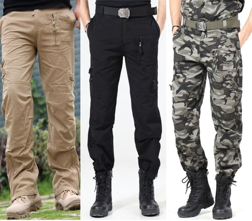 101st Airborne Mens Cargo Training Pants Tactical Climbing Trousers Jeans  - Bild 1 von 21