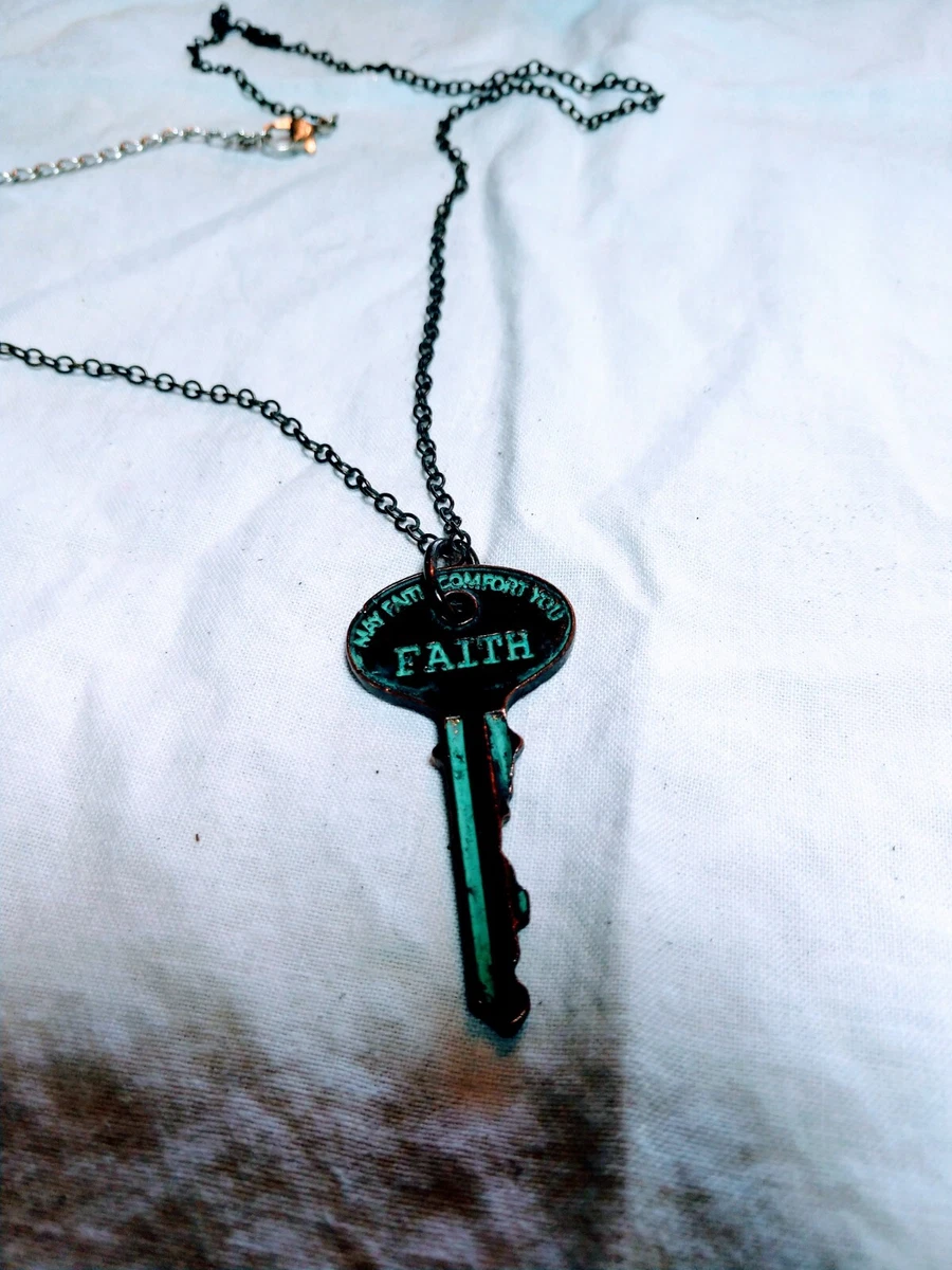 Faith key deals necklace