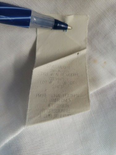 Helmut Lang Women's Vest Size P Crossover design ivory black Zip on pockets #C - Picture 11 of 12