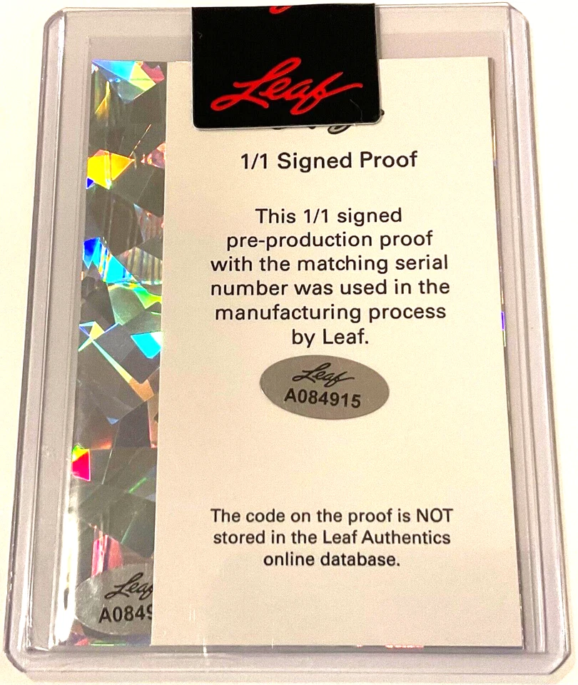 2023 Leaf Metal Chris Rodriguez Jr. Prismatic Parallel Gold Rookie Card 1/1 - Image 2 of 2