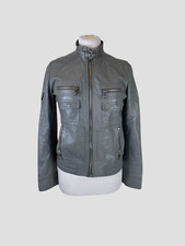 Dolce & Gabbana Grey 100% Sheepskin Jacket Size Uk8/us4