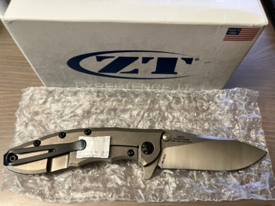 Zero Tolerance ZT 0562TI Hinderer Titanium BNIB Brand New in Box