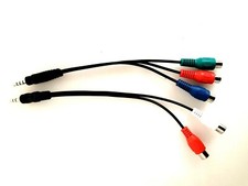 Adaptadores de cable de video compuesto para componentes de TV JVC LT-65MA877, LT-55MA877