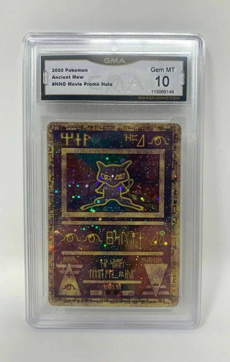 A rare Ancient Mew Pokémon card in perfect condition, typo and all, just  sold at auction