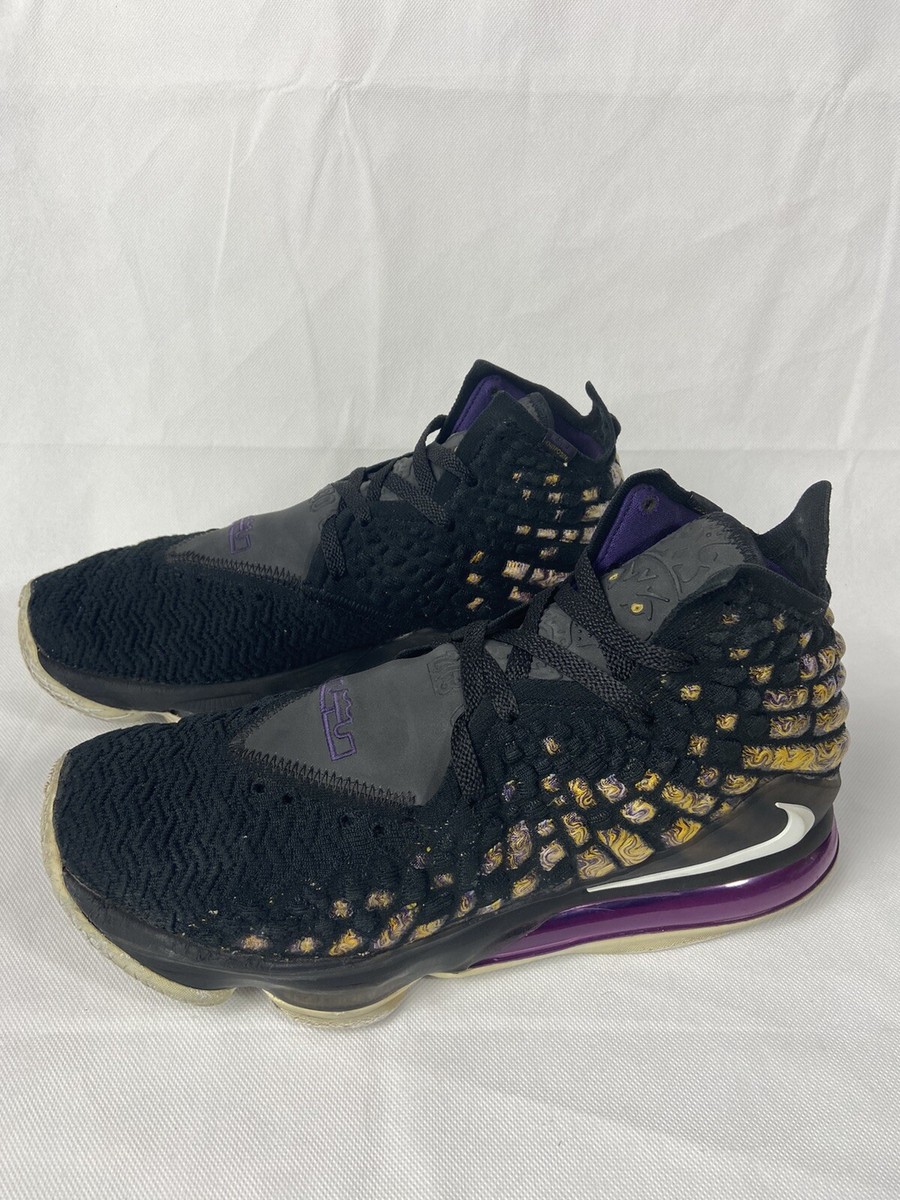 Size 12 - Nike LeBron 17 XVII “LA Lakers” Gold Purple 2019 | eBay