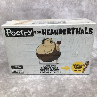 Poetry For Neanderthals Word Game by Exploding Kittens