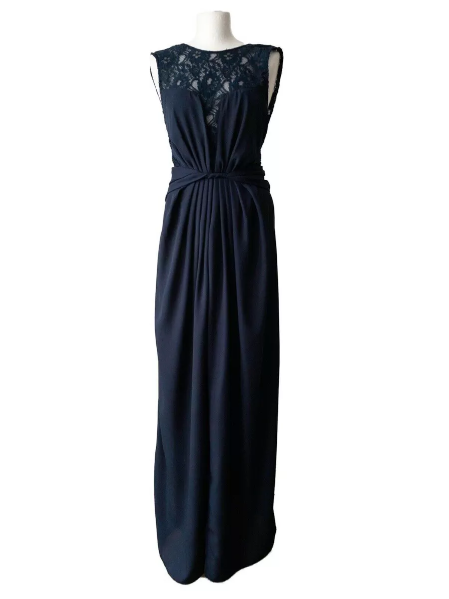Navy evening shop skirt