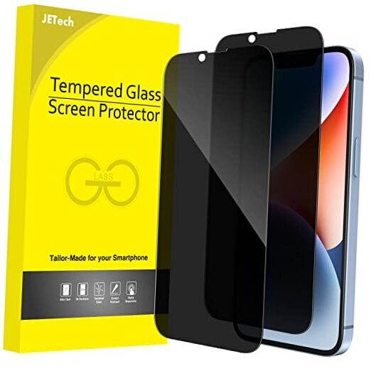 Privacy Full Coverage Screen Protector for iPhone 14 Plus 6.7-Inch, Anti-Spy