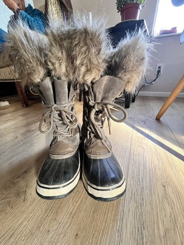 Sorel Joan of Arctic Womens Size 7.5 Slate Grey Waterproof Winter Boots - Picture 4 of 5