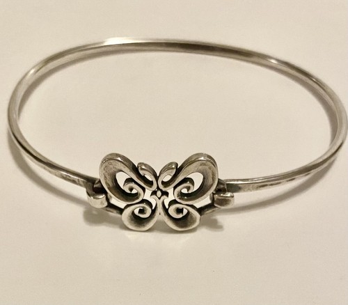 Retired James Avery Sterling Butterfly Hook On Bracelet