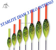 GALLEGGIANTE DA STARLITE FILO INTERNO GALLEGGIANTE DA STARLIGHT RIZOV PESCA LAGO