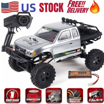 REMO RC Car 4WD Rock Crawler Off Road Hobby Grade 1/10 RC Monster Truck Gifts US
