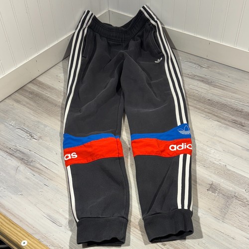 Adidas Light Grey Pull On Sweatpants Joggers Jr Youth Size XL 14/15 - Picture 2 of 9