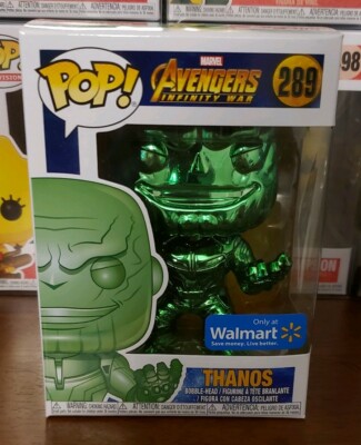 Funko Pop Marvel Avengers Infinity Thanos Chrome Green #289 Walmart Exclusive | eBay